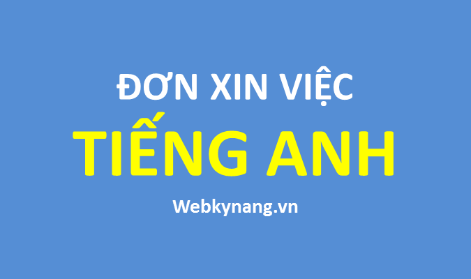 Read more about the article Mẫu đơn xin việc bằng tiếng anh cho người có kinh nghiệm – Word