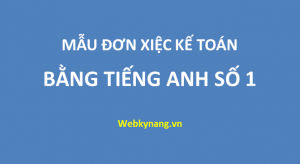 Read more about the article Mẫu đơn xin việc kế toán bằng tiếng anh số 1